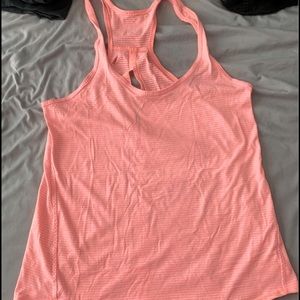 Pink Lululemon tank top size 8